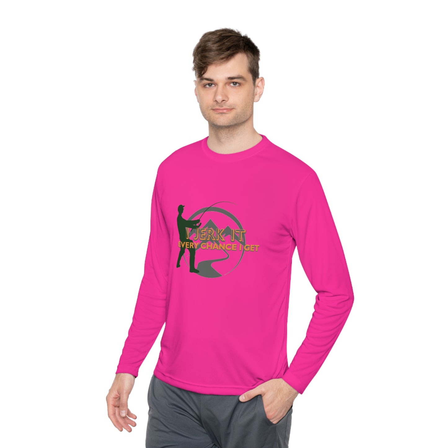 I jerk-it Unisex Lightweight Long Sleeve Tee